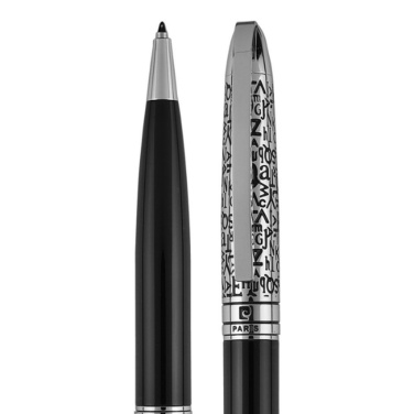 Metal ballpoint pen JACQUES Pierre Cardin, black, product image (2)