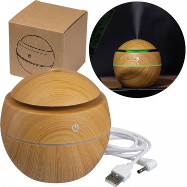 Air humidifier with LED light 130 ml ROSALIE, brown, product image (2)