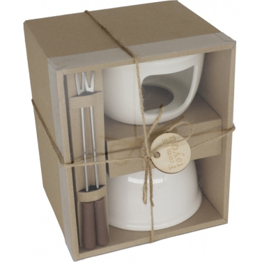 Fondue set STAMFORD, white, product image