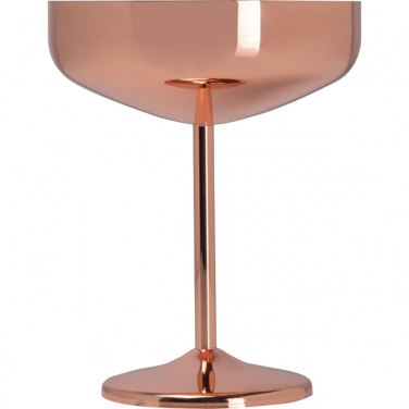 Steel Martini glass 300 ml CrisMa EUGENIA, ginger, product image (2)
