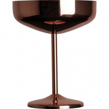 Steel Martini glass 300 ml CrisMa EUGENIA, ginger, product image (4)