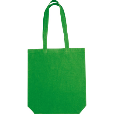 Cotton bag with long handles 180 g/m2 PIOTR, green, product image (3)