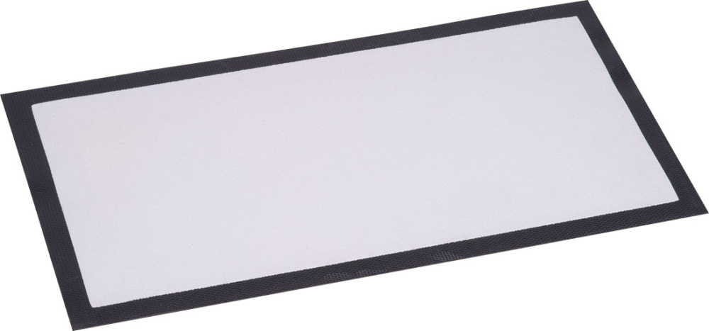 Sublimation bar mat PAISLEY, white, product image (1)