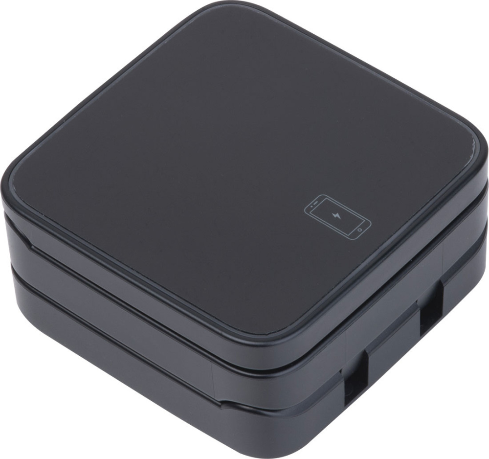 3-in-1 charger MINNESOTA, black, product image (1)