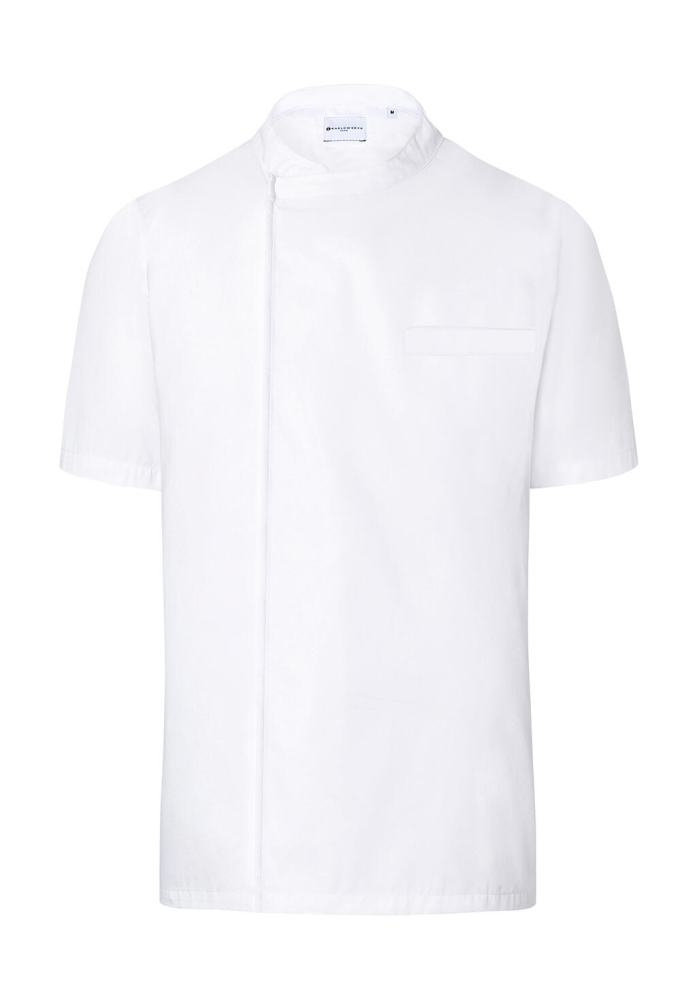 Basic short-sleeve chef shirt, white - Karlowsky (1)