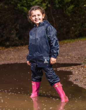 Junior Waterproof Jacket/Trouser Set, navy - Result (2)