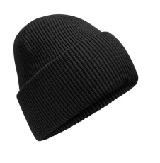 Classic Engineered Deep Cuffed Beanie, black