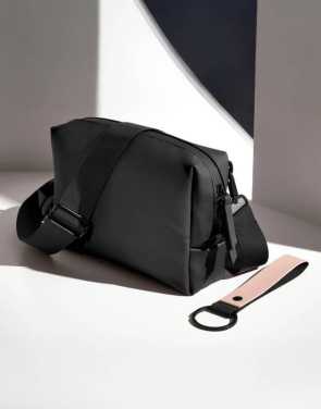 Matte PU Keyring, black - Bagbase (3)