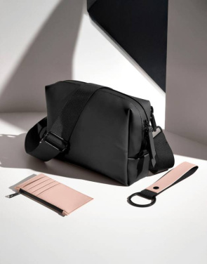 Matte PU Keyring, black - Bagbase (4)