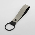 Matte PU Keyring, Clay