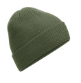 Polylana® Ribbed Beanie, Olive Green