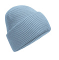Classic Engineered Deep Cuffed Beanie, Dusty Blue