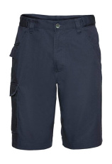 Twill Workwear Shorts, French navy