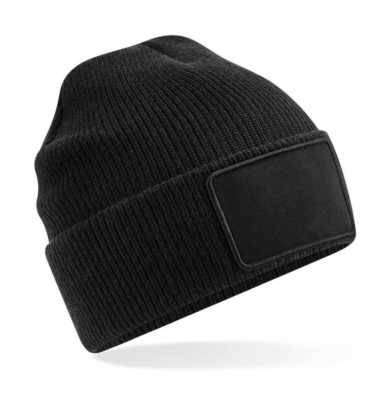 Removable Patch Thinsulate™ Beanie, black - Beechfield (1)