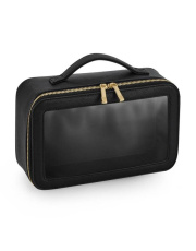 Boutique Clear Travel Case, black