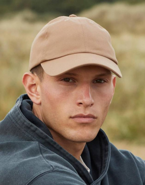 Organic Cotton 6 Panel Dad Cap, white - Beechfield (2)