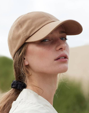 Organic Cotton 6 Panel Dad Cap, white - Beechfield (3)