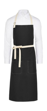 SANTORINI - Contrasted Bib Apron with Pocket, navy - SG Accessories - BISTRO (2)