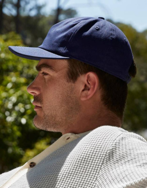 Organic Cotton Unstructured 5 Panel Cap, black - Beechfield (4)