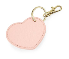 Boutique Heart Key Clip, Soft Pink