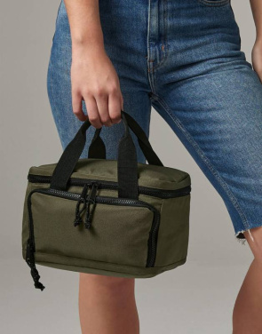Recycled Mini Cooler Bag, black - Bagbase (2)