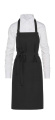 LISBON - Cotton Heavyweight Bib Apron with Pocket, black
