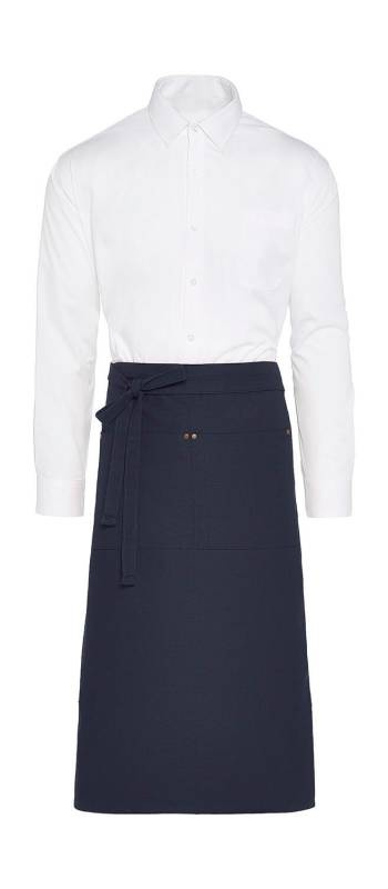 PROVENCE - Bistro Apron with Pocket, navy - SG Accessories - BISTRO