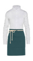 CORSICA - Cord Bistro Apron with Pocket, Enamel Blue