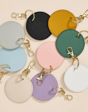 Boutique Circular Key Clip, Soft White - Bagbase (2)
