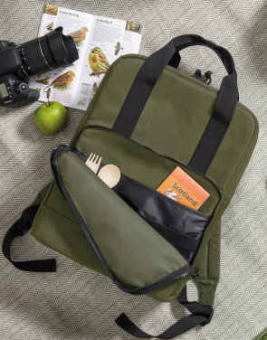Recycled Twin Handle Cooler Backpack, black - Bagbase (4)