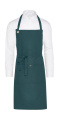 PROVENCE - Eyelet Bib Apron with Pocket, Enamel Blue