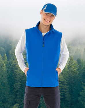 Men's Recycled 2-Layer Printable Softshell B/W, Workguard Grey - Result Recycled (2)