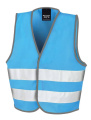 Junior Enhanced Visibility Vest, sky blue