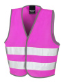 Junior Enhanced Visibility Vest, Fluorescent Pink