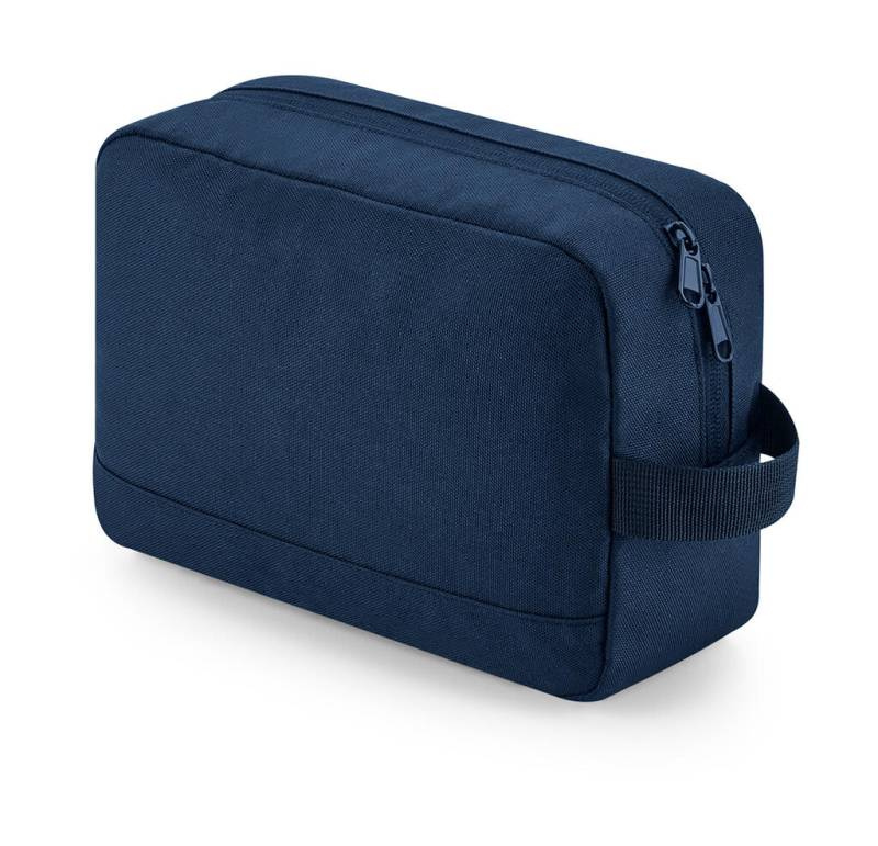Recycled Essentials Wash Bag, navy - Bagbase (1)