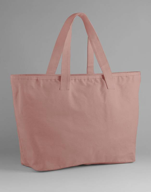 Oversized Heavy Duty Canvas Tote Bag, Rose - Westford Mill (1)
