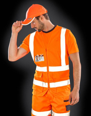 Executive Cool Mesh Safety Vest, Fluorescent Orange - Result Safe-Guard (2)