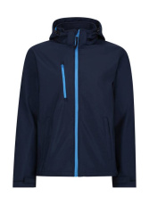 Venturer 3-Layer Hooded Softshell Jacket, navy/French blue
