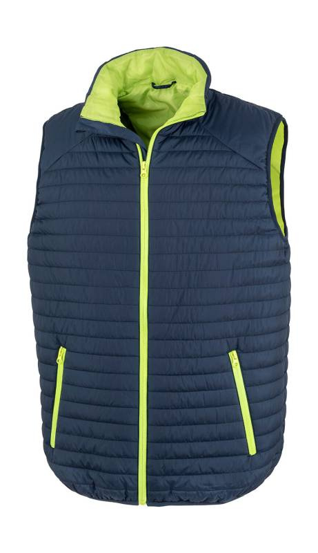 Thermoquilt Gilet, Navy/Lime - Result Recycled (1)