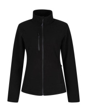 Women's Honestly Made Recycled Full Zip Fleece, black