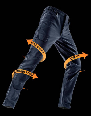 Super Stretch Slim Chino, black - Result Work-Guard (4)