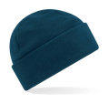 Recycled Fleece Cuffed Beanie, Petrol