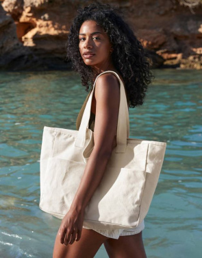 Double Handle Cargo Pocket Tote, natural - Westford Mill (4)