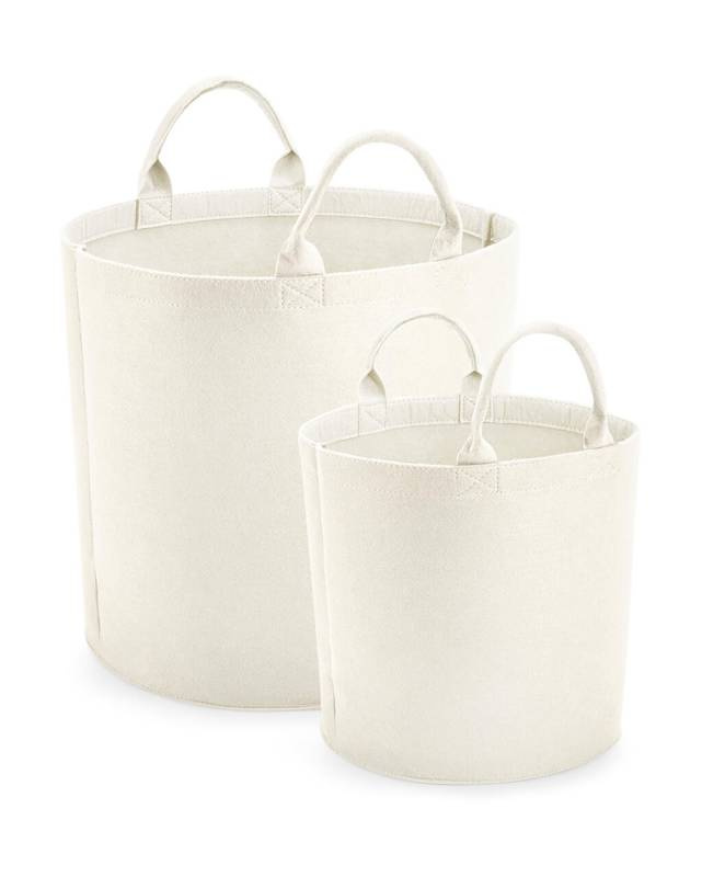 Felt Trug, Soft White - Bagbase (1)