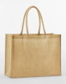 Natural Starched Jute Classic Shopper, natural
