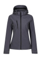 Women's Venturer 3-Layer Hooded Softshell Jacket, Seal Grey/Black