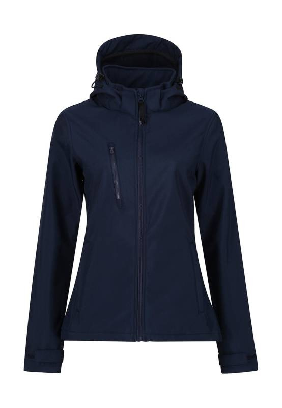 Women's Venturer 3-Layer Hooded Softshell Jacket, navy - Regatta Professional (1)