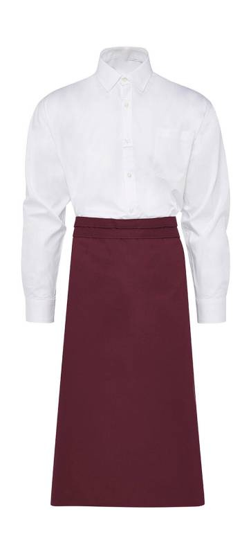 ROME Medium Length Bistro Apron, burgundy - SG Accessories - BISTRO (1)