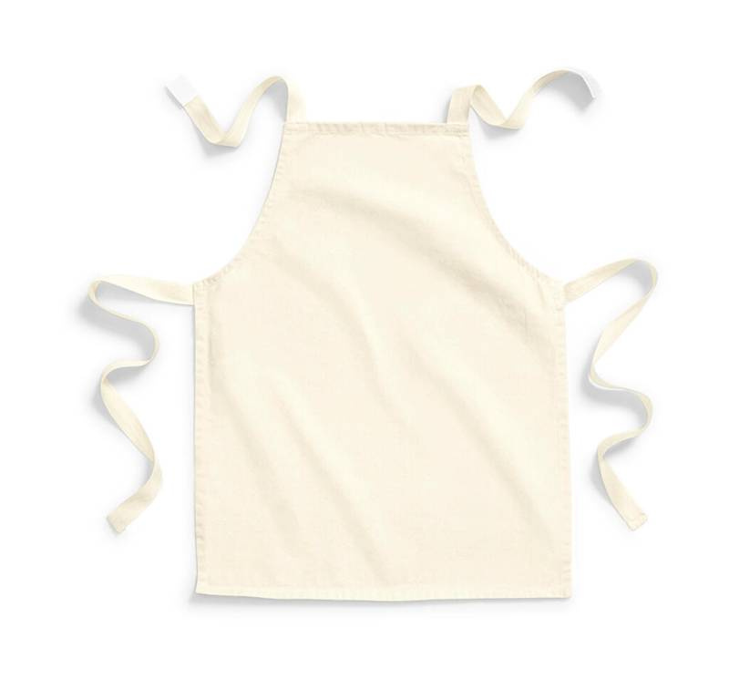 FairTrade Cotton Junior Craft Apron, natural - Westford Mill (1)