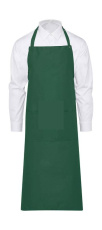 AMSTERDAM Bib Apron with Pocket, bottle green